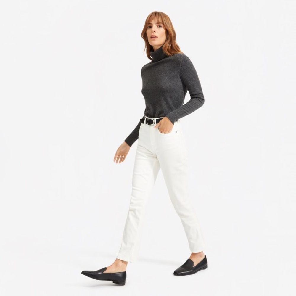 NWT Everlane Original Cheeky Jean in White